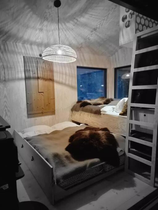 Treetop Ekne - Hytte I Skogen Med Hengebru Hotel Levanger Luaran gambar
