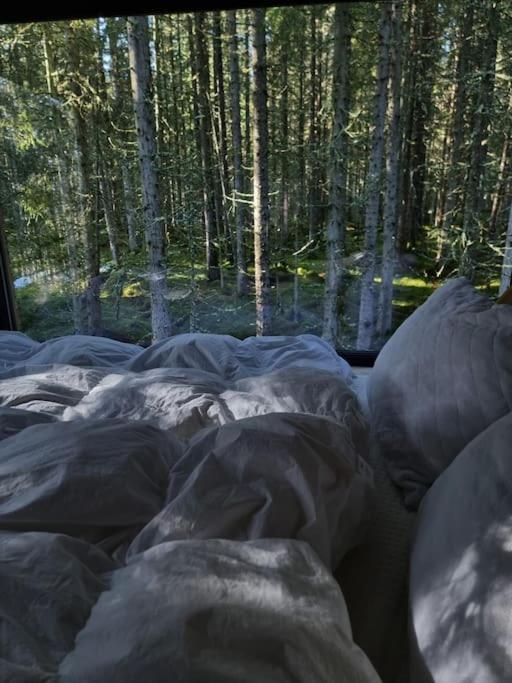 Treetop Ekne - Hytte I Skogen Med Hengebru Hotel Levanger Luaran gambar