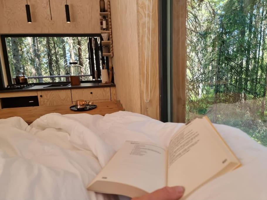 Treetop Ekne - Hytte I Skogen Med Hengebru Hotel Levanger Luaran gambar